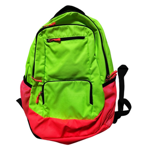 Under Armour Heatgear Back to School Neon Green Pink Backpack